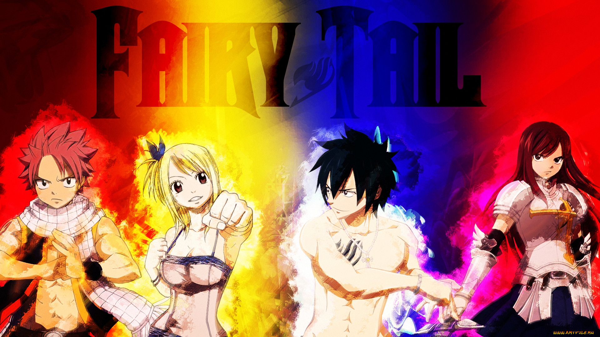 , fairy tail, natsu, dragneel, lucy, gray, erza, scarlet, , 